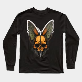 Butterfly skull Long Sleeve T-Shirt